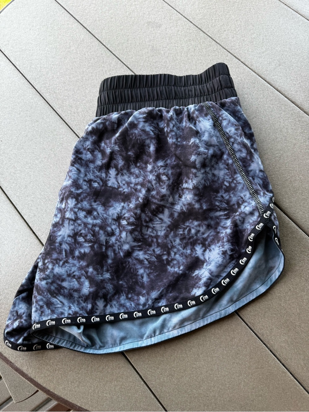 ZYIA Black & Gray Short